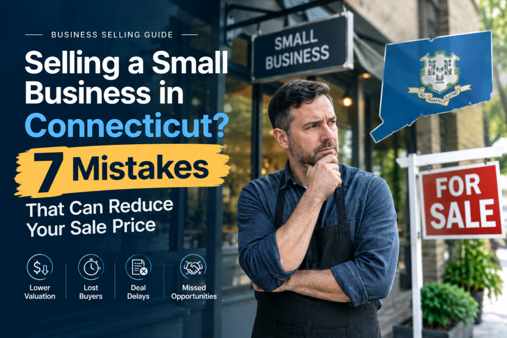 Selling a Small Business in Connecticut? 7 Mistakes That Can Reduce Your Sale Price